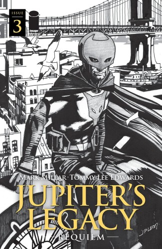 JUPITERS LEGACY REQUIEM #3 (OF 12) CVR C LEON B&W