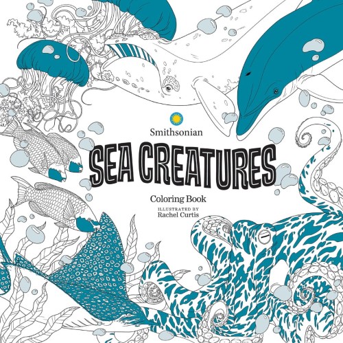SEA CREATURES SMITHSONIAN COLORING BOOK (9781684058464)
