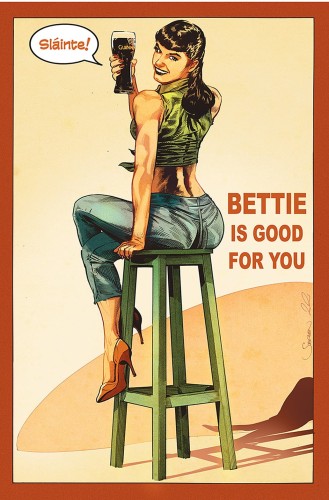BETTIE PAGE & CURSE OF THE BANSHEE #3 CVR O MOONEY LTD VIRGIN