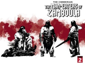 CIMMERIAN MAN-EATERS OF ZAMBOULA #2 CVR C RECHT WRAPAROUND