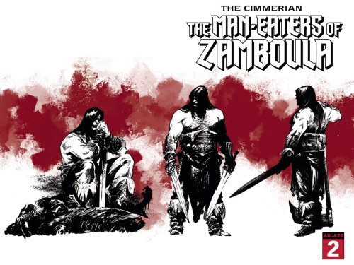 CIMMERIAN MAN-EATERS OF ZAMBOULA #2 CVR C RECHT WRAPAROUND