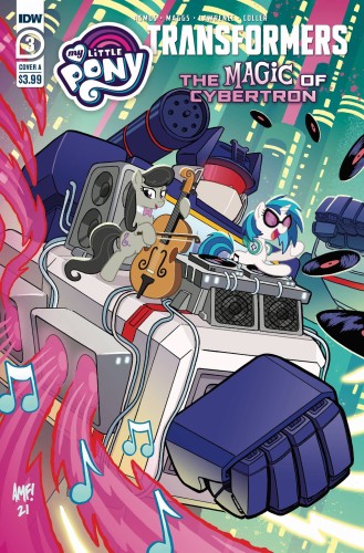 MLP TRANSFORMERS II #3 (OF 4) CVR A TONY FLEECS