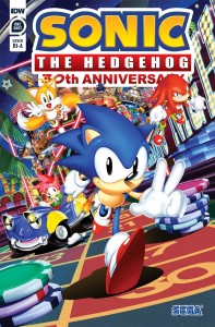 SONIC THE HEDGEHOG 30TH ANNIV SPEC 10 COPY SPAZIANTE INCV