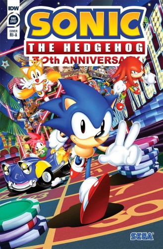 SONIC THE HEDGEHOG 30TH ANNIV SPEC 10 COPY SPAZIANTE INCV