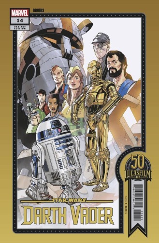 STAR WARS DARTH VADER #14 SPROUSE LUCASFILM 50TH VAR WOBH