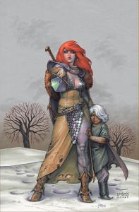 RED SONJA (2021) #1 CVR R LINSNER LTD VIRGIN
