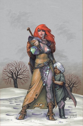 RED SONJA (2021) #1 CVR R LINSNER LTD VIRGIN