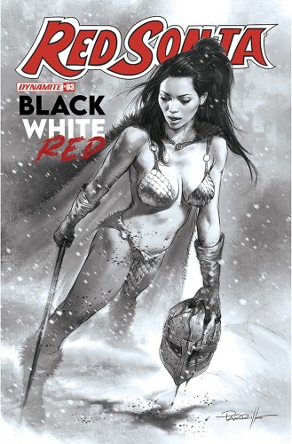 RED SONJA BLACK WHITE RED #3 CVR I PARRILLO LTD VIRGIN