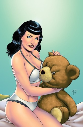 BETTIE PAGE & CURSE OF THE BANSHEE #4 CVR K MYCHAELS LTD VIRGIN