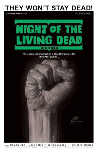 NIGHT LIVING DEAD DAY OF THE DEAD MOVIE POSTER ED