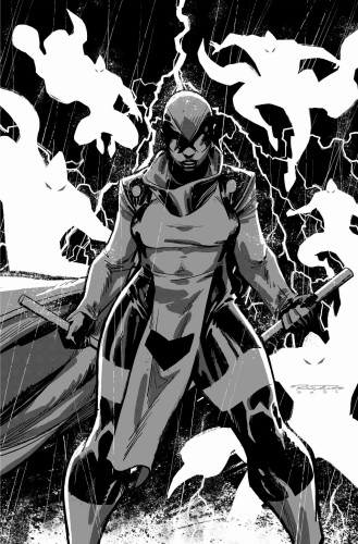 SKYBOUND X #4 CVR D 10 COPY INCV B&W RANDOLPH
