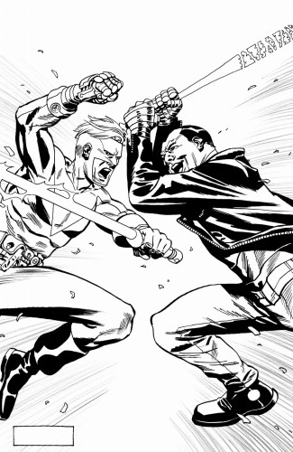 SKYBOUND X #4 CVR F 25 COPY INCV B&W ADLARD