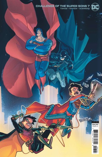 CHALLENGE OF THE SUPER SONS #7 (OF 7) CVR B RILEY ROSSMO CARD STOCK VAR