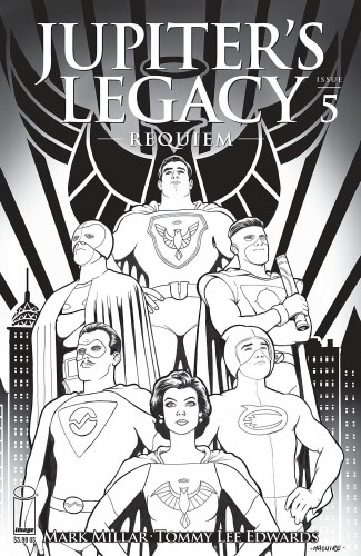 JUPITERS LEGACY REQUIEM #5 (OF 12) CVR C MAGUIRE B&W