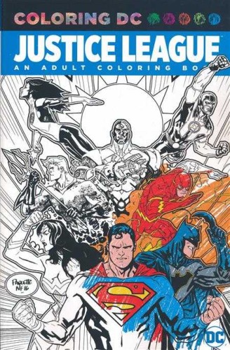 JUSTICE LEAGUE AN ADULT COLORING BOOK TP (9781401274047)