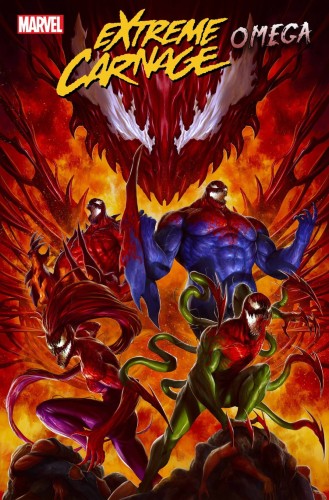 DF EXTREME CARNAGE OMEGA #1 JOHNSON SGN