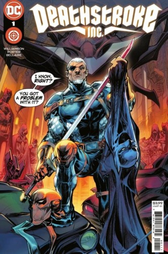 DF DEATHSTROKE INC #1 WILLIAMSON SGN