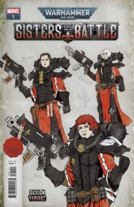 WARHAMMER 40K SISTERS BATTLE #1 (OF 5) SALAZAR DESIGN VAR
