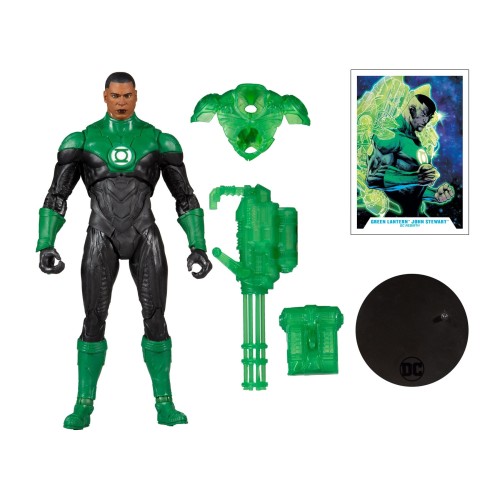 DC MULTIVERSE 7IN SCALE JOHN STEWART GREEN LANTERN AF