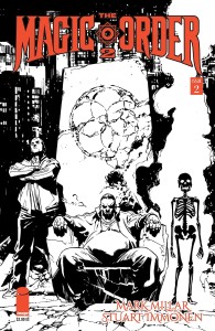 MAGIC ORDER 2 #2 (OF 6) CVR B IMMONEN B&W