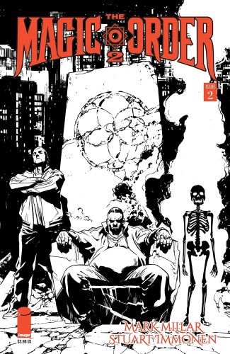 MAGIC ORDER 2 #2 (OF 6) CVR B IMMONEN B&W