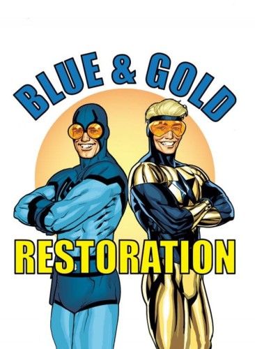 DF BLUE & GOLD #4 ELITE JURGENS GOLD SGN