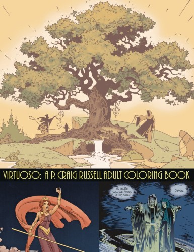 VIRTUOSO P CRAIG RUSSELL ADULT COLORING BOOK SC (9780999810620)