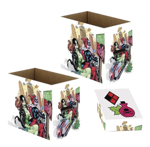 DC COMICS HARLEY QUINN & IVY SHORT COMIC STORAGE BOX (PUDŁO NA KOMIKSY)