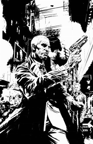 BLADE RUNNER ORIGINS #6 GUICE FOC B&W VAR
