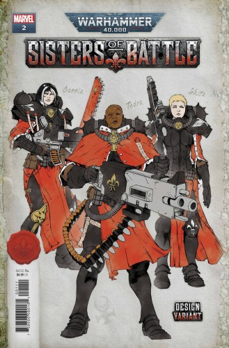 WARHAMMER 40K SISTERS BATTLE #2 (OF 5) SALAZAR DESIGN VAR
