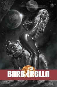 BARBARELLA #3 CVR F 10 COPY INCV PARRILLO B&W