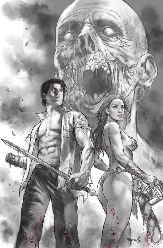 DIE!NAMITE LIVES #4 CVR M 7 COPY FOC INCV PARRILLO B&W VIRGIN