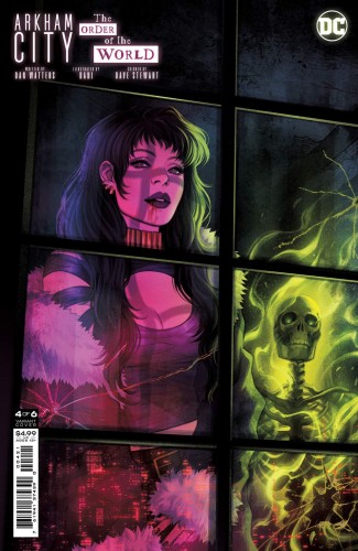 ARKHAM CITY THE ORDER OF THE WORLD #4 (OF 6) CVR B JEN BARTEL CARD STOCK VAR