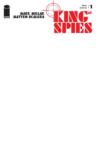 KING OF SPIES #1 (OF 4) CVR E BLANK CVR