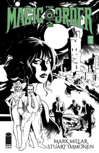 MAGIC ORDER 2 #3 (OF 6) CVR B IMMONEN B&W