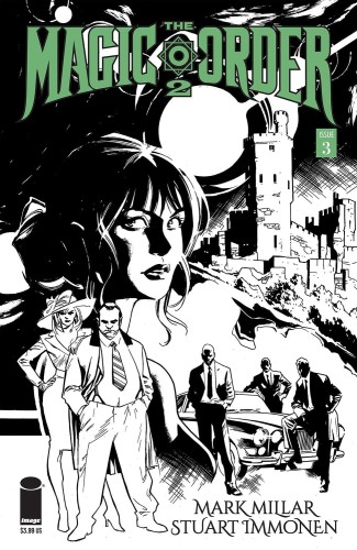 MAGIC ORDER 2 #3 (OF 6) CVR B IMMONEN B&W