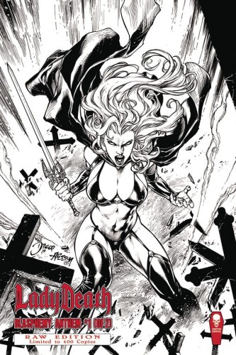 LADY DEATH BLASPHEMY ANTHEM #1 (OF 2) RAW ED