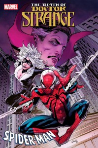 DF DEATH OF DOCTOR STRANGE SPIDERMAN #1 LAND SGN