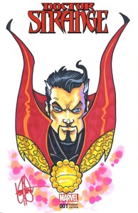DF DOCTOR STRANGE #1 HAESER RMRK SGN