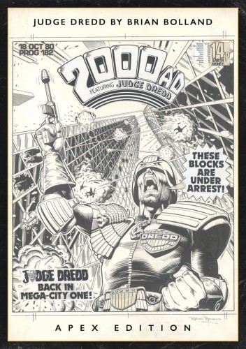 JUDGE DREDD BY BRIAN BOLLAND APEX ED HC (9781786184641)