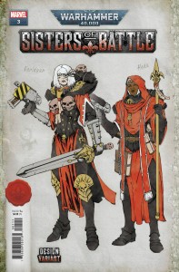 WARHAMMER 40K SISTERS BATTLE #3 (OF 5) SALAZAR DESIGN VAR