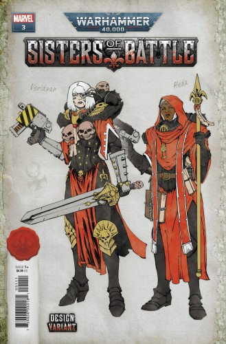 WARHAMMER 40K SISTERS BATTLE #3 (OF 5) SALAZAR DESIGN VAR