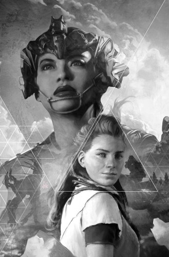 HORIZON ZERO DAWN #2 CVR D ARTGERM B&W VIRGIN 25 COPY INC