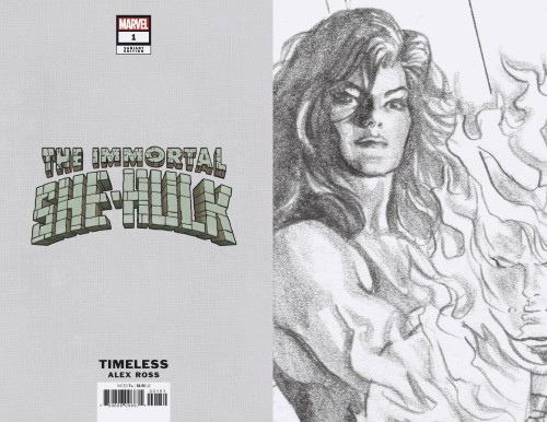 IMMORTAL SHE-HULK #1 ALEX ROSS TIMELESS VIRGIN SKETCH VAR