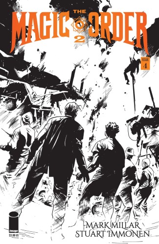 MAGIC ORDER 2 #4 (OF 6) CVR B IMMONEN B&W