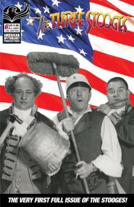 AM ARCHIVES THREE STOOGES DELL 1961 #6 CVR B LTD ED B&W PHOTO