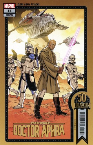 STAR WARS DOCTOR APHRA #15 SPROUSE LUCASFILM 50TH VAR WOBH