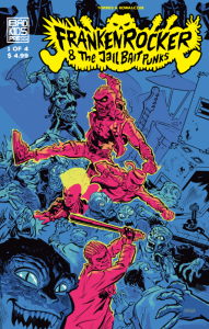 FRANKENROCKER AND THE JAILBAIT PUNKS #1 (OF 4) CVR B CHURILLA