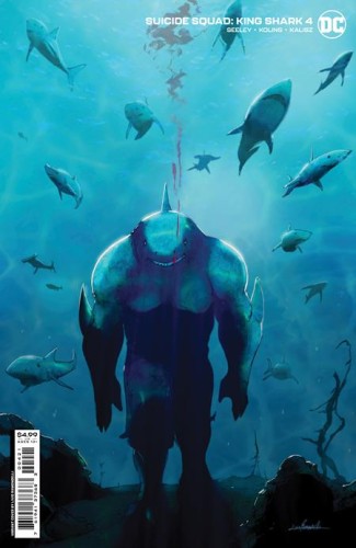 SUICIDE SQUAD KING SHARK #4 (OF 6) CVR B LIVIO RAMONDELLI CARD STOCK VAR