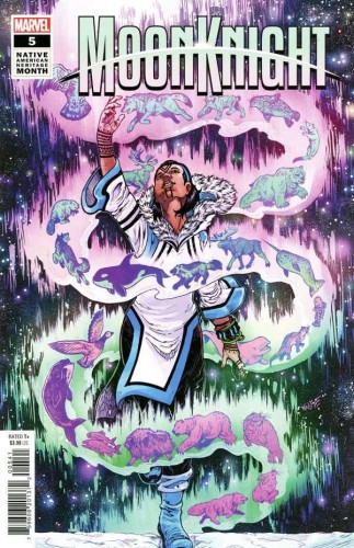 MOON KNIGHT #5 WOLF NAATIVE AMERICAN HERITAGE VAR